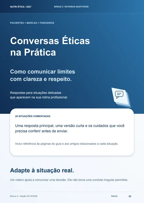 Capa do bônus Conversas Éticas na Prática
